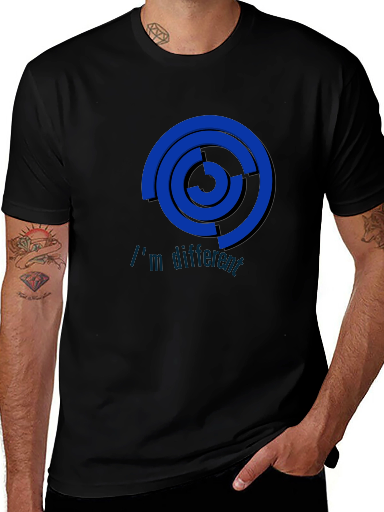 Im Different Graphic T-Shirt - Unique Design