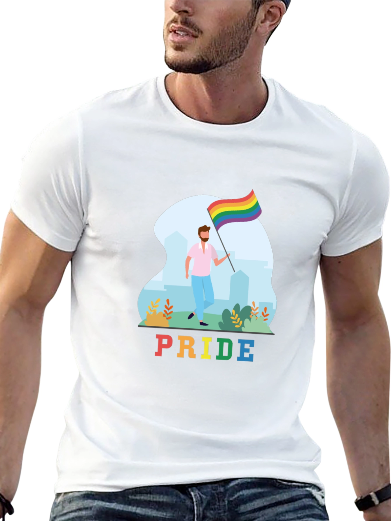 Pride Rainbow Graphic T-Shirt