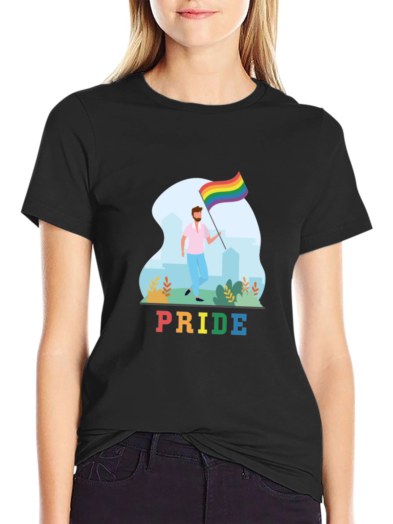Pride Rainbow Graphic T-Shirt