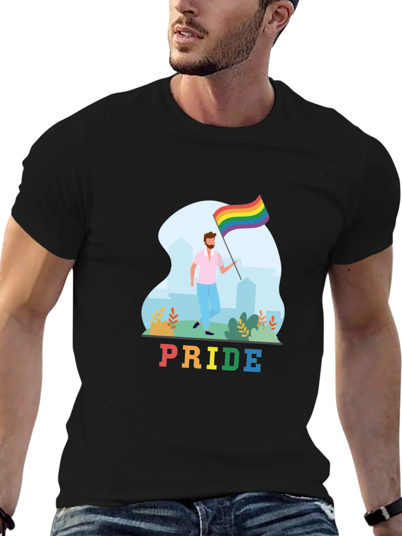 Pride Rainbow Graphic T-Shirt