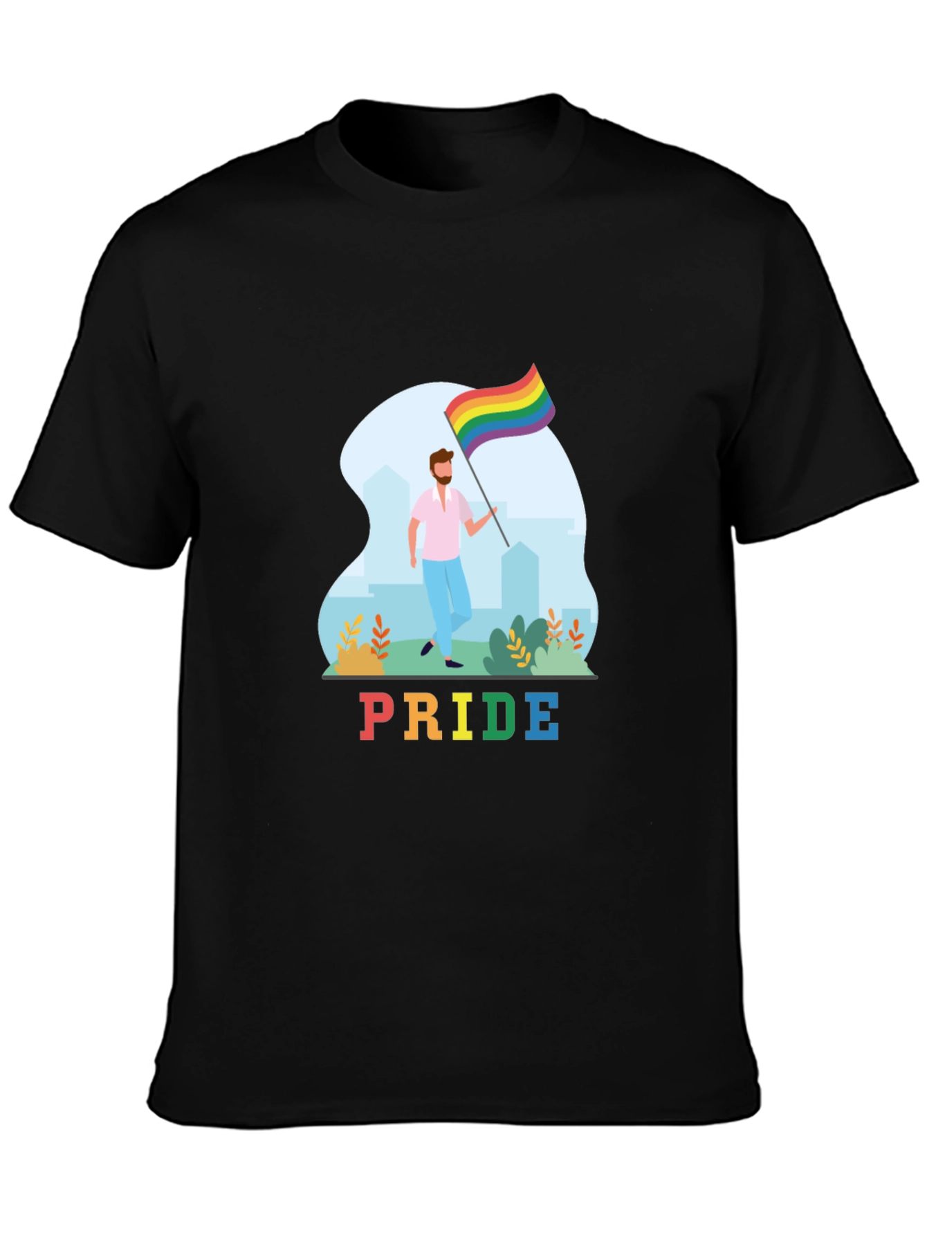 Pride Rainbow Graphic T-Shirt