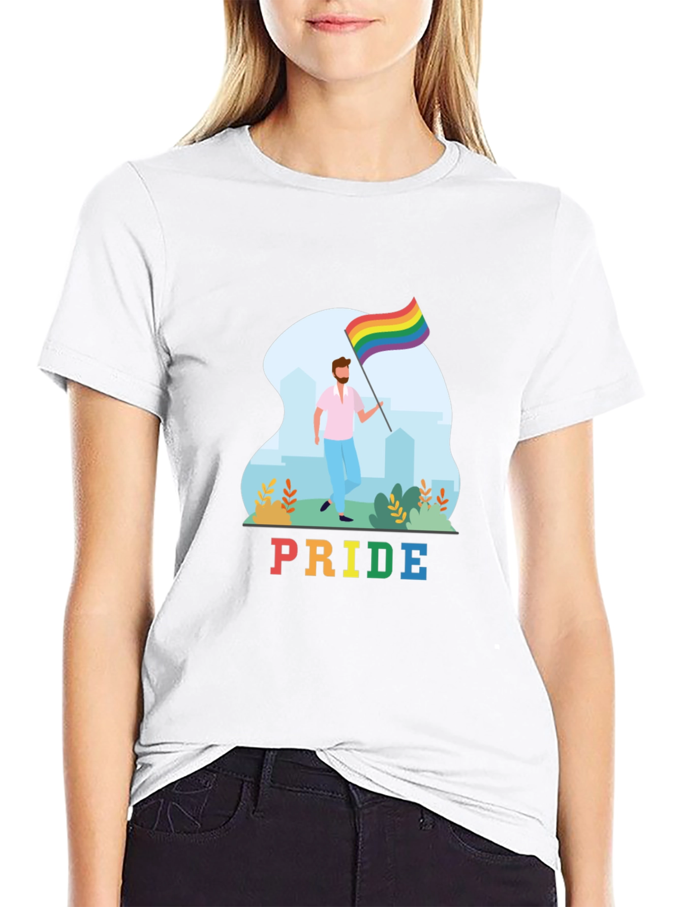 Pride Rainbow Graphic T-Shirt