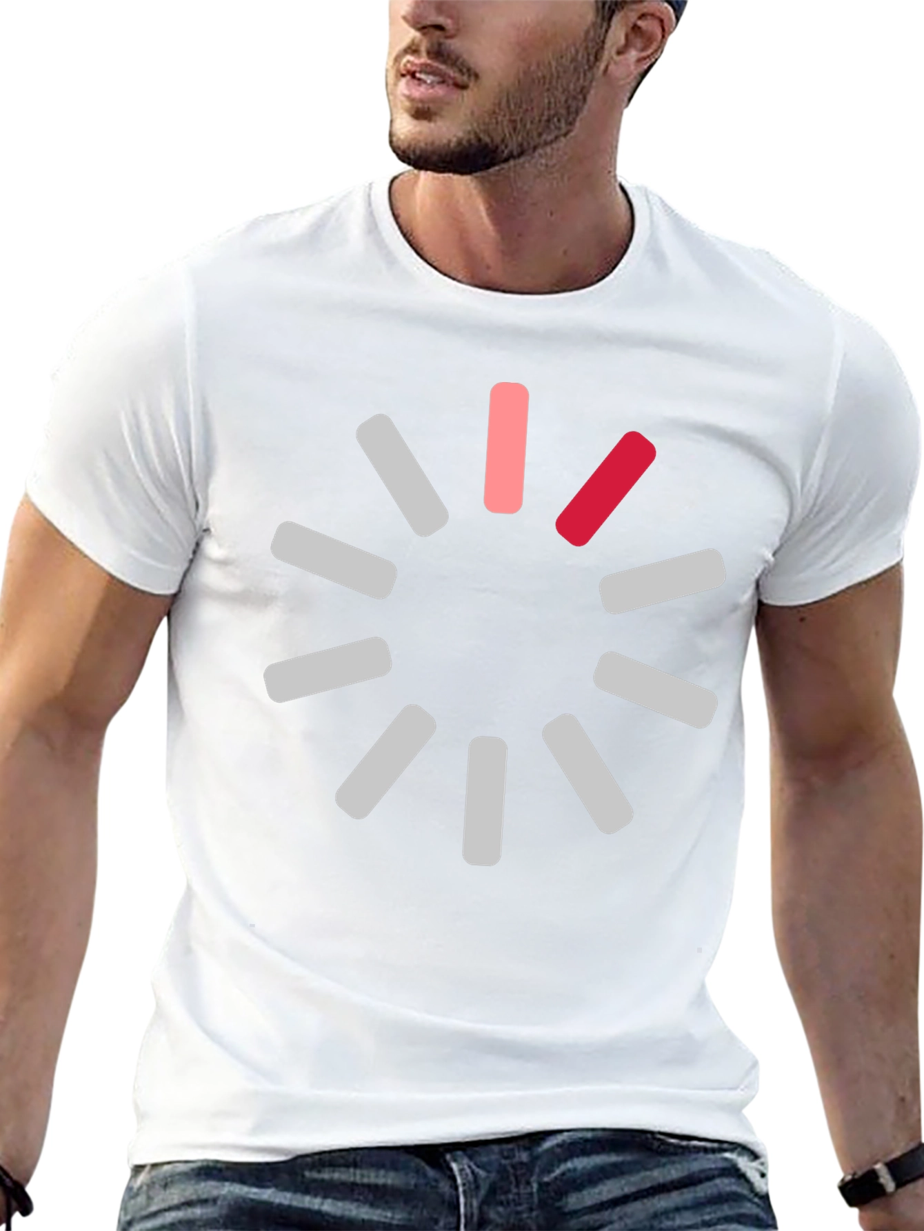 Loading Circle Black T-Shirt