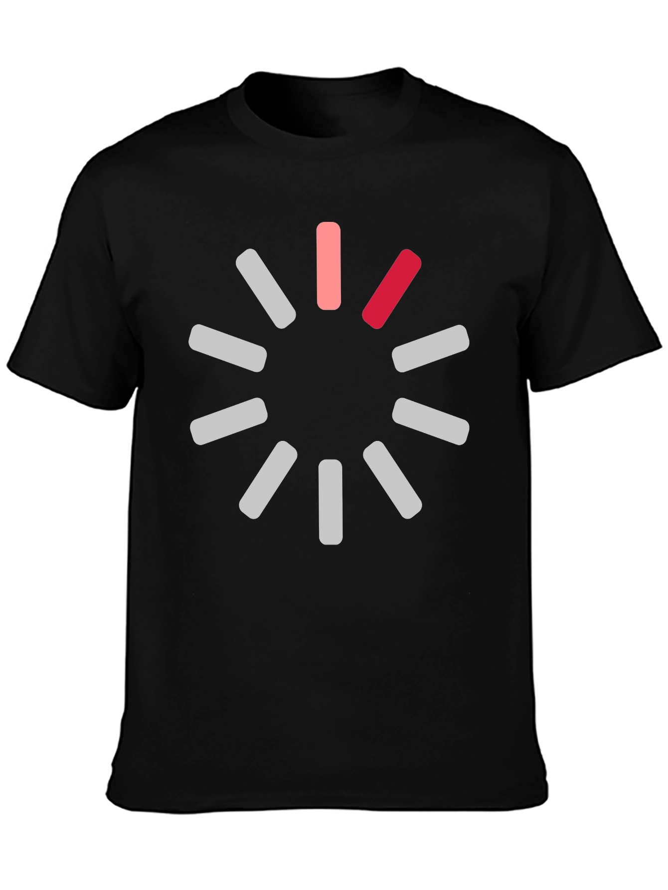Loading Circle Black T-Shirt