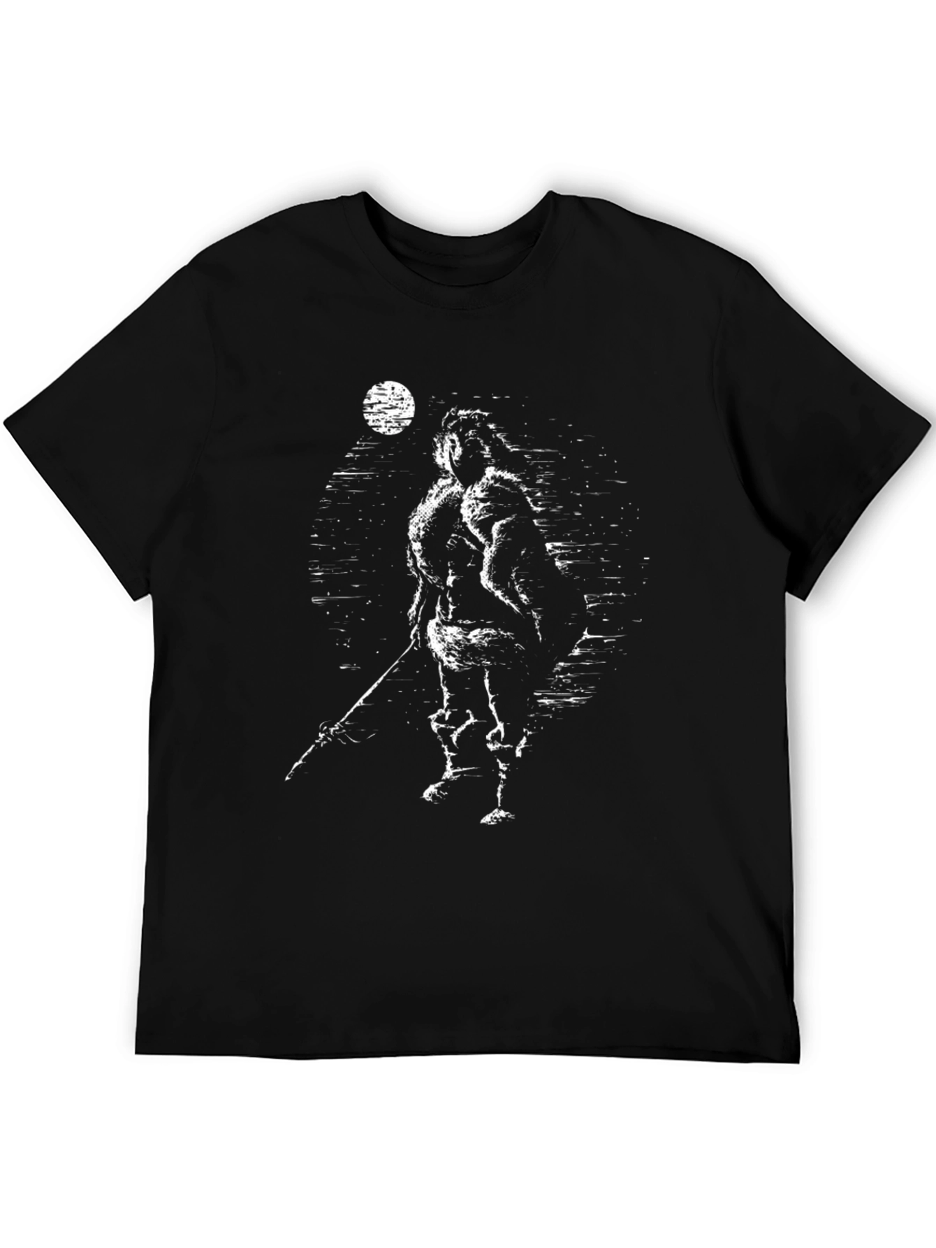 Warrior Graphic Black T-Shirt