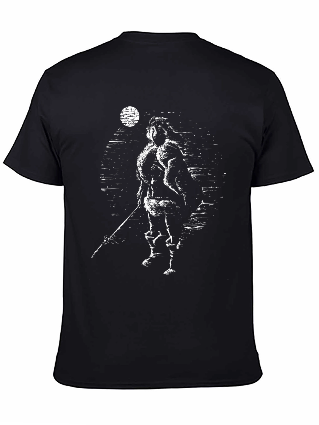 Warrior Graphic Black T-Shirt