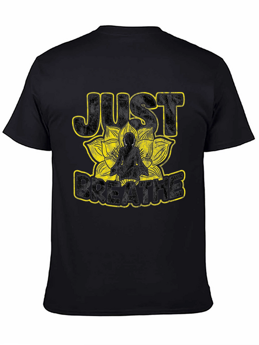 Just Breathe T-Shirt - Yoga Meditation Tee