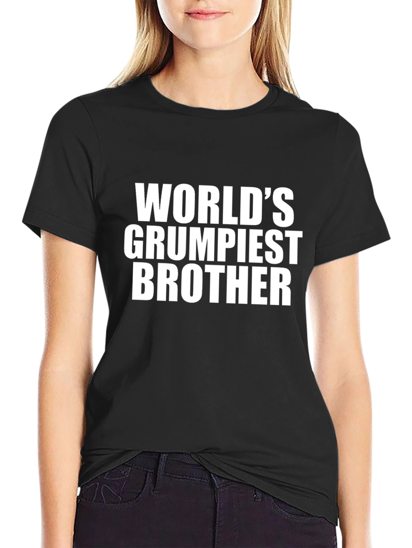 Worlds Grumpiest Brother T-Shirt - Funny Sarcastic Tee