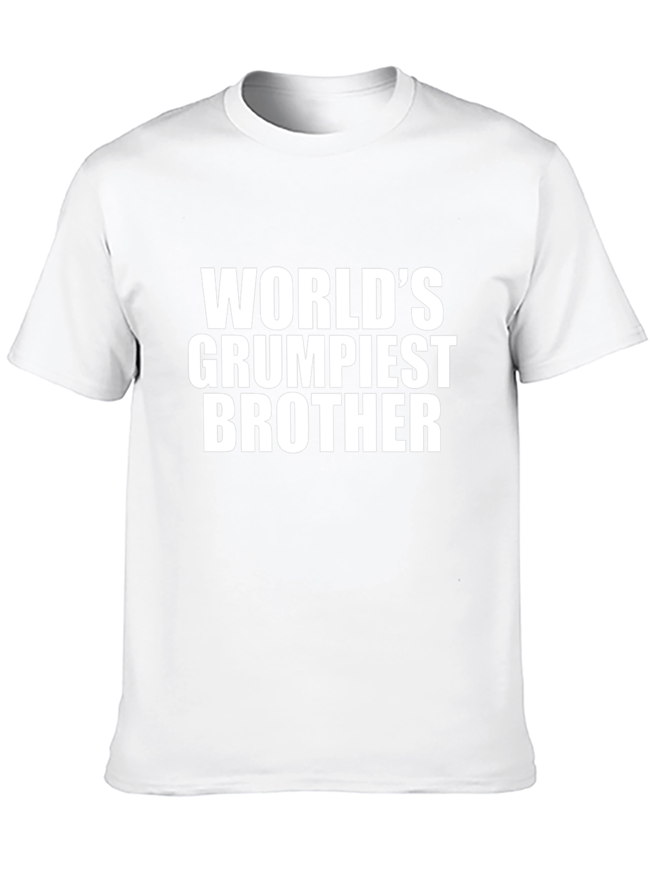 Worlds Grumpiest Brother T-Shirt - Funny Sarcastic Tee