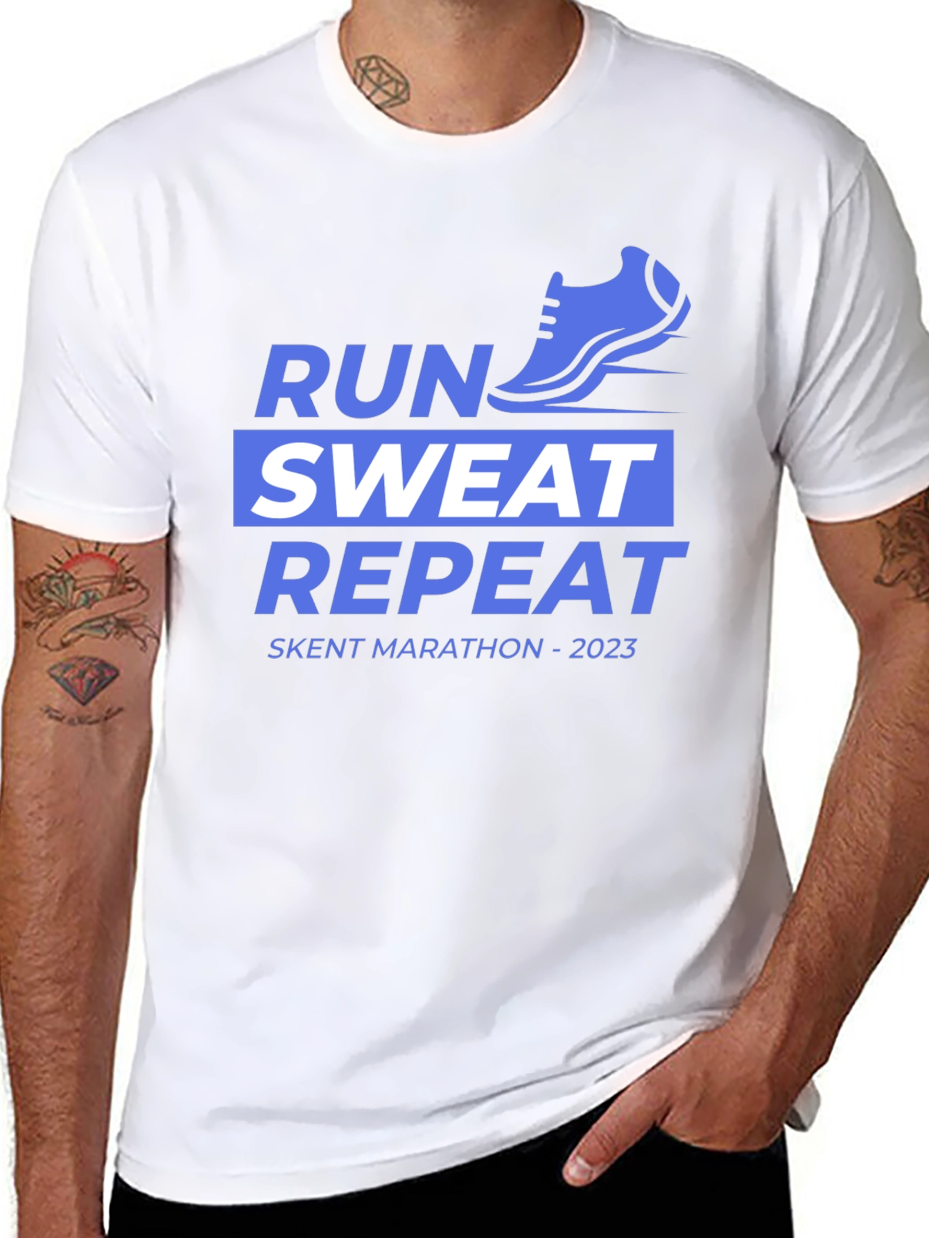 Run Sweat Repeat Marathon T-Shirt