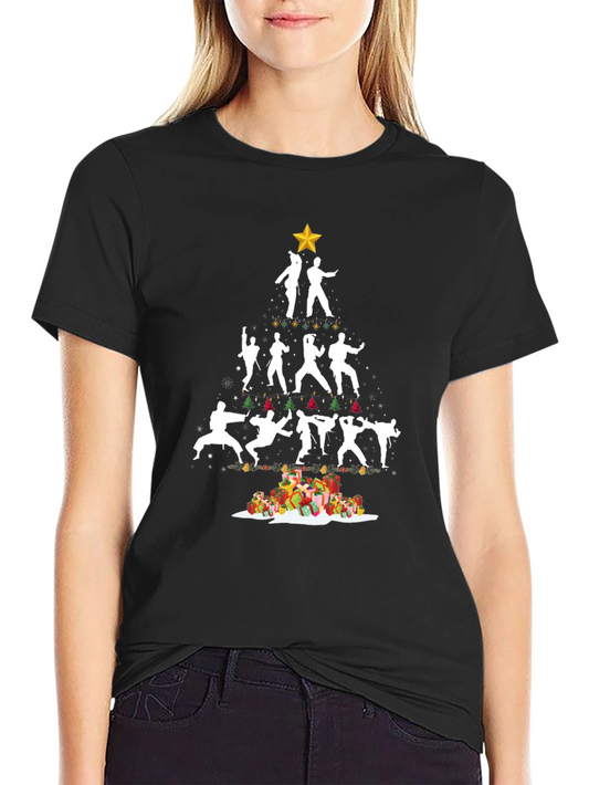 Karate Christmas Tree T-Shirt