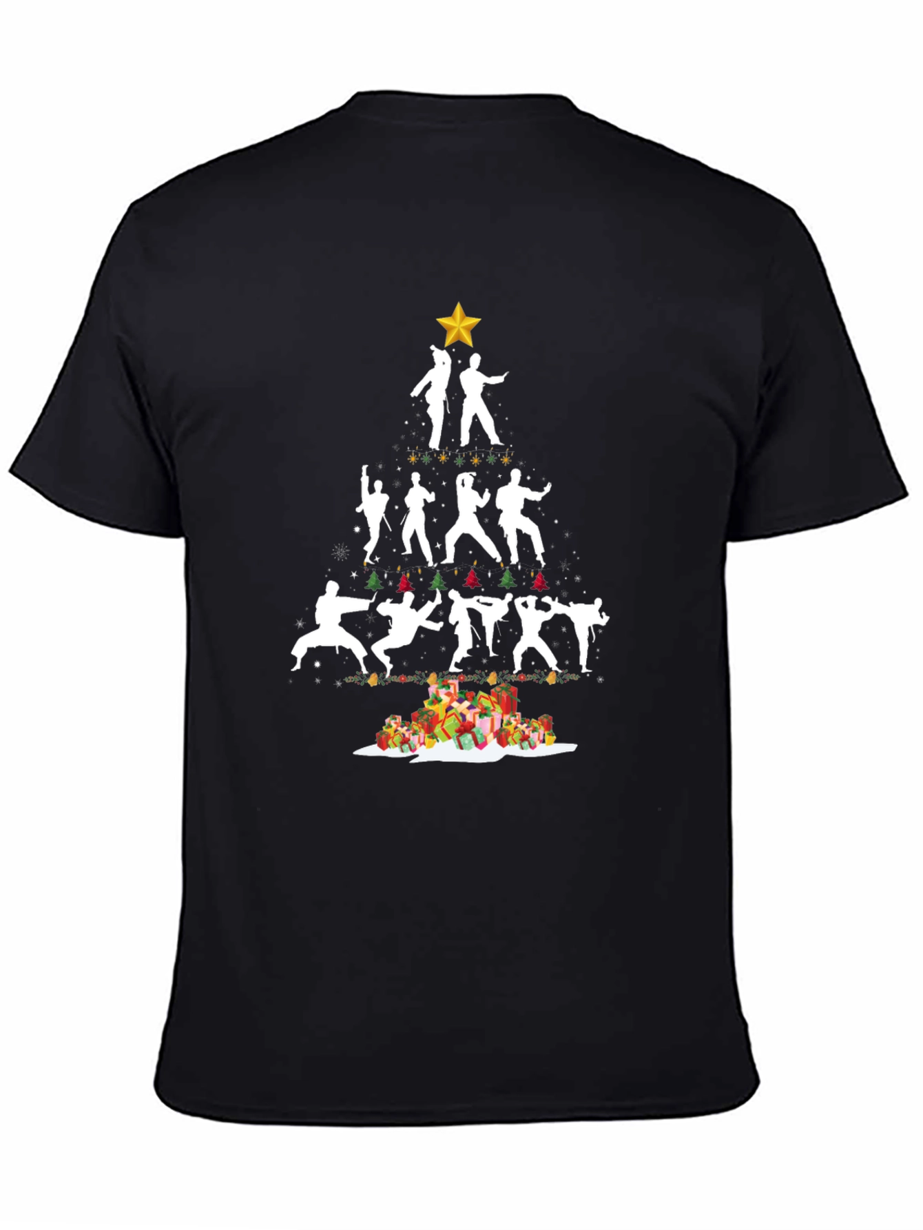 Karate Christmas Tree T-Shirt