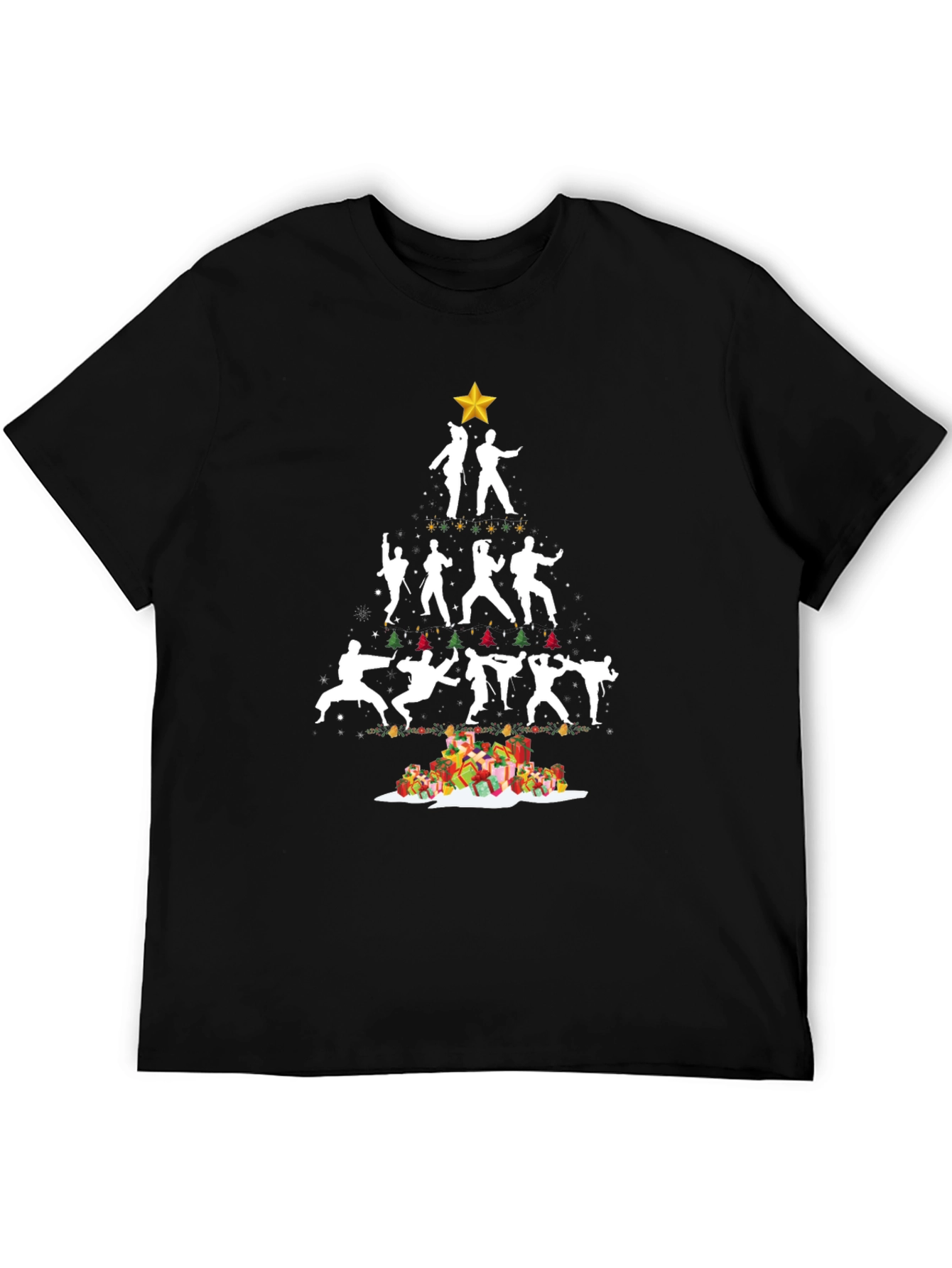 Karate Christmas Tree T-Shirt