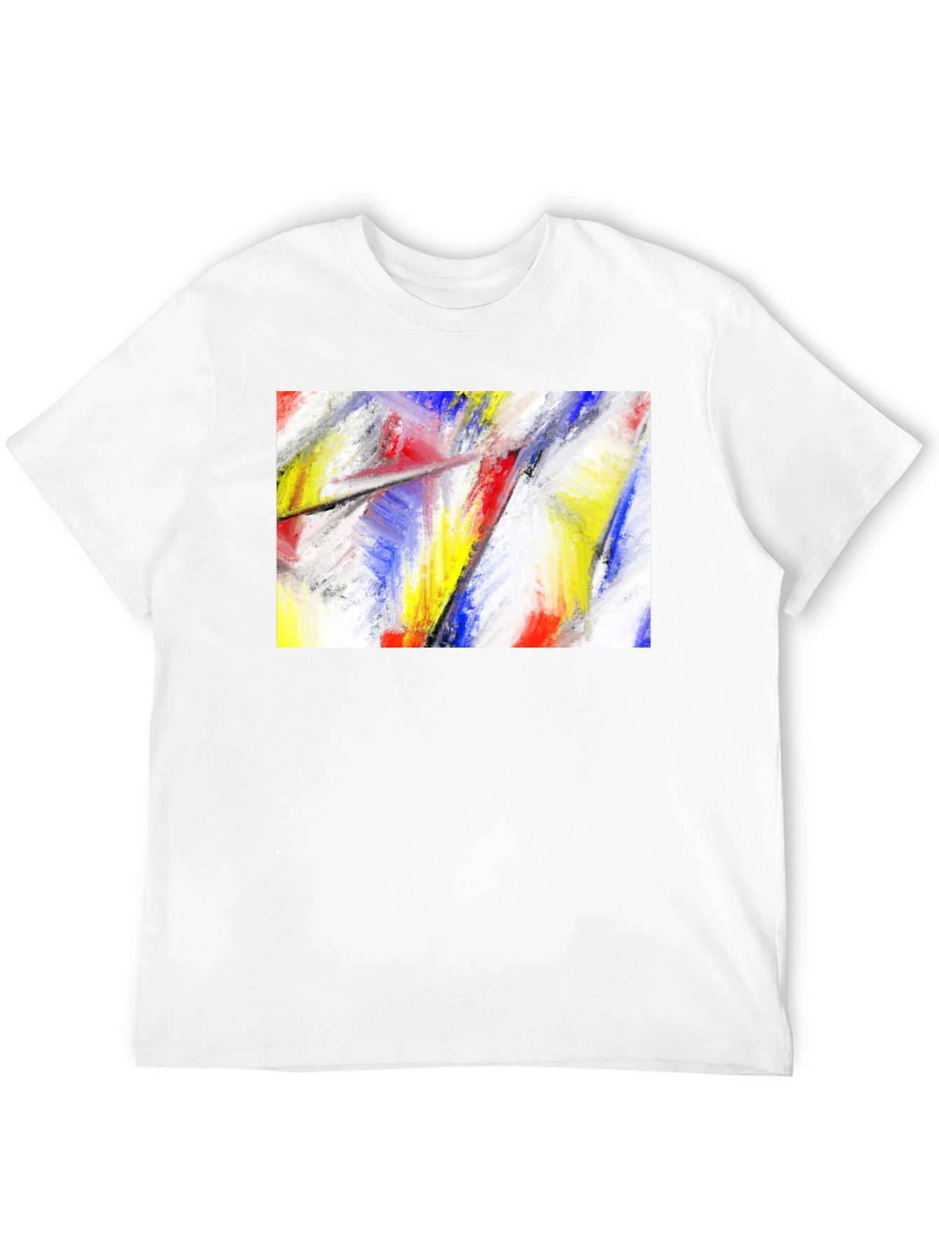 Abstract Art Graphic Tee - Modern Style Shirt