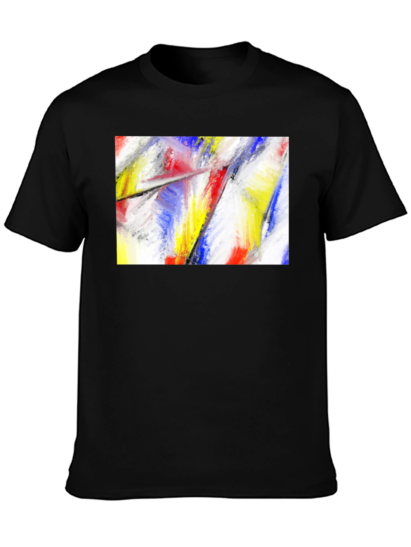 Abstract Art Graphic Tee - Modern Style Shirt