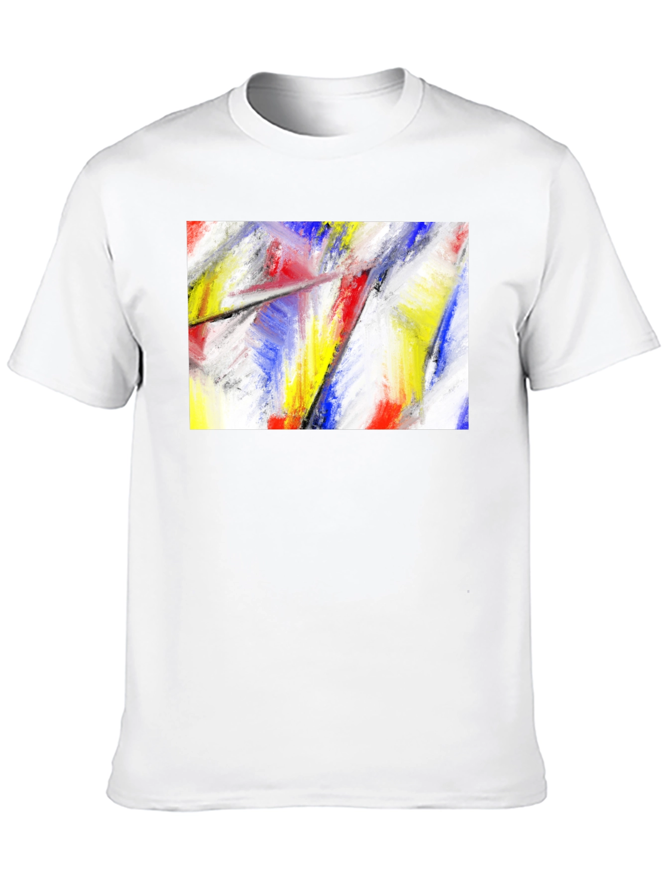 Abstract Art Graphic Tee - Modern Style Shirt