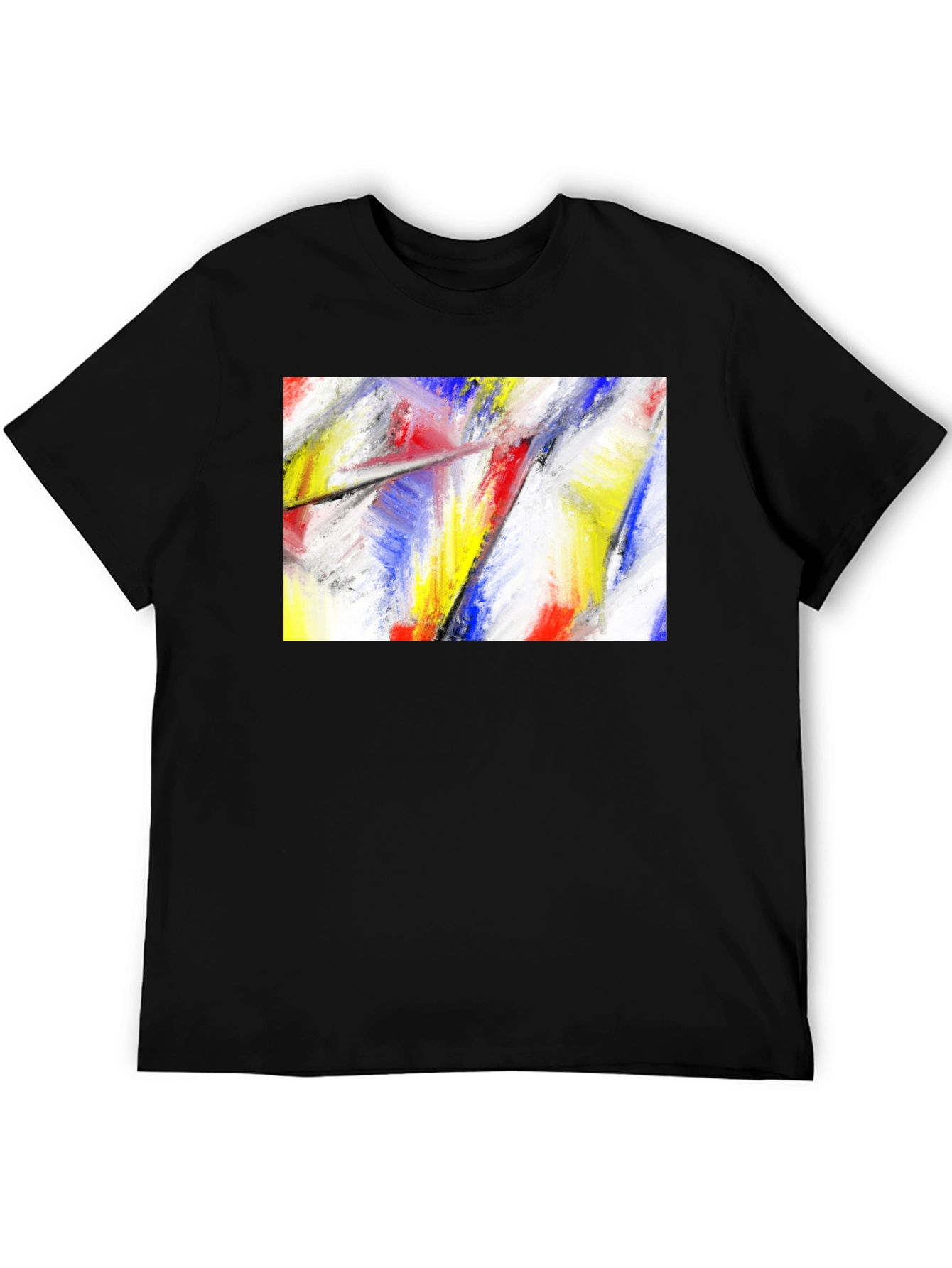 Abstract Art Graphic Tee - Modern Style Shirt