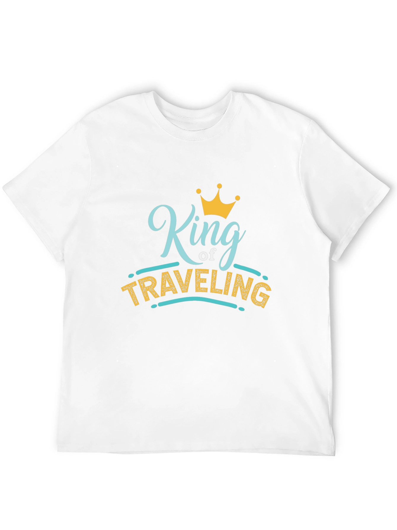 King of Traveling Black Graphic Tee