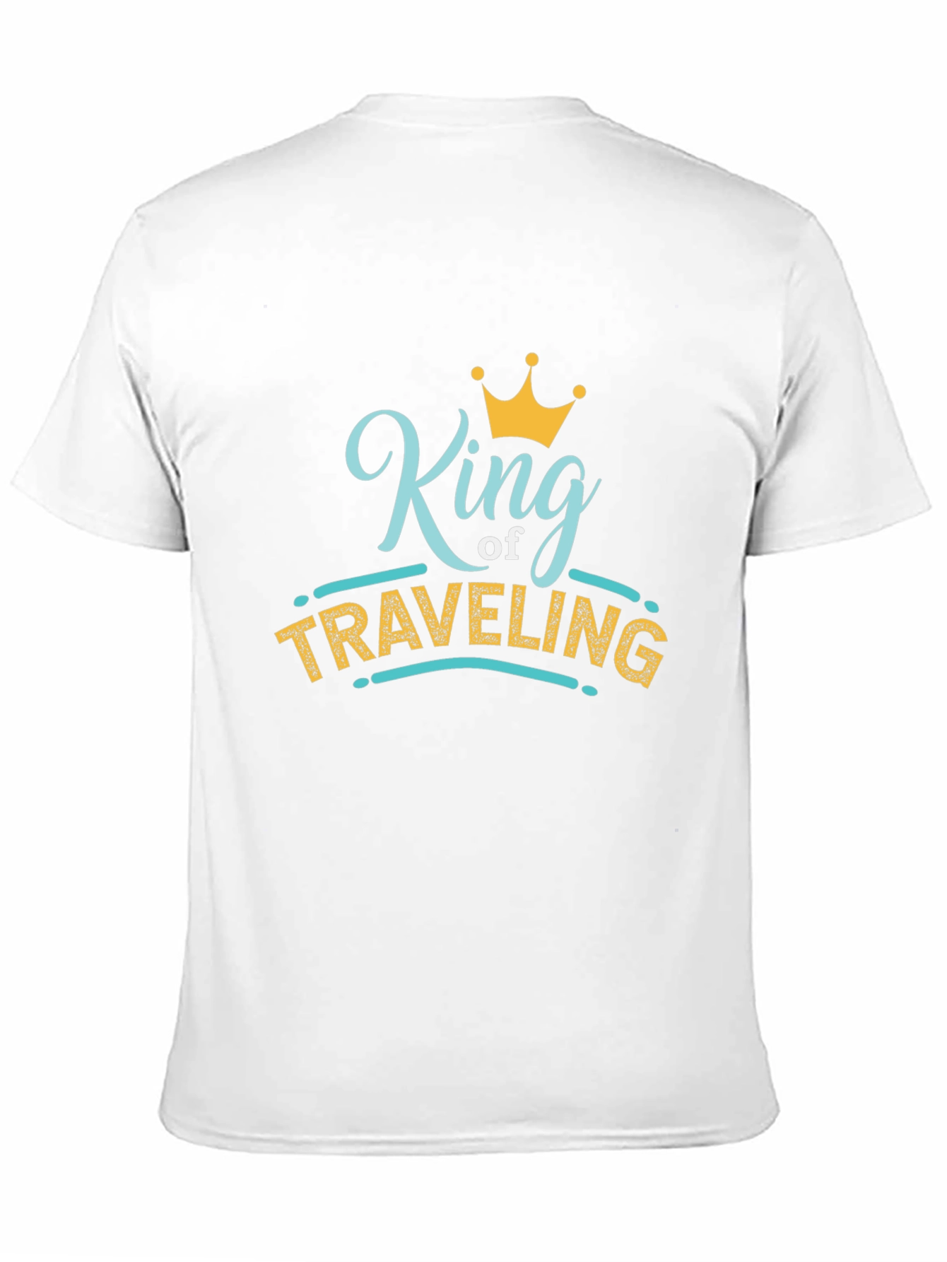 King of Traveling Black Graphic Tee