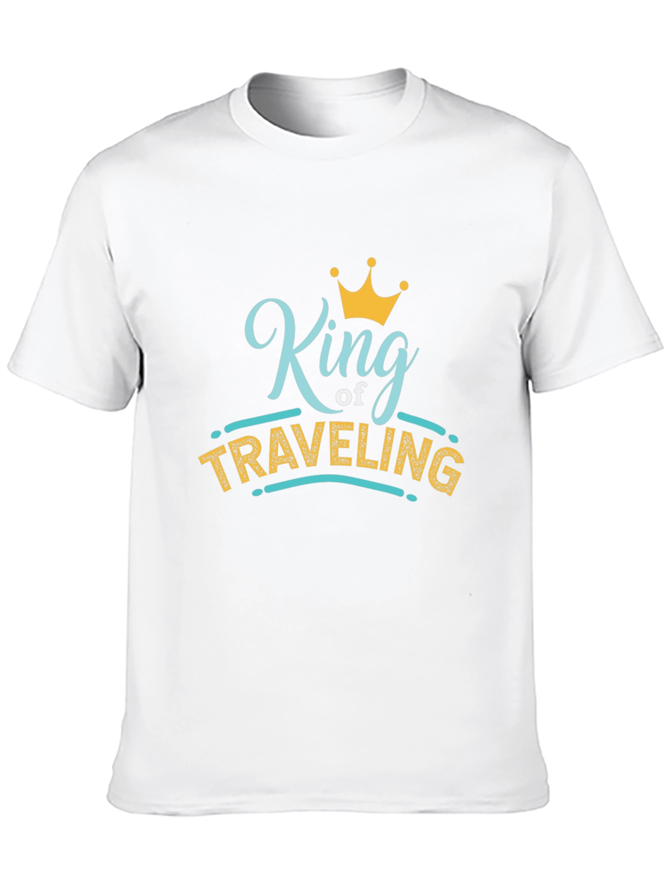 King of Traveling Black Graphic Tee