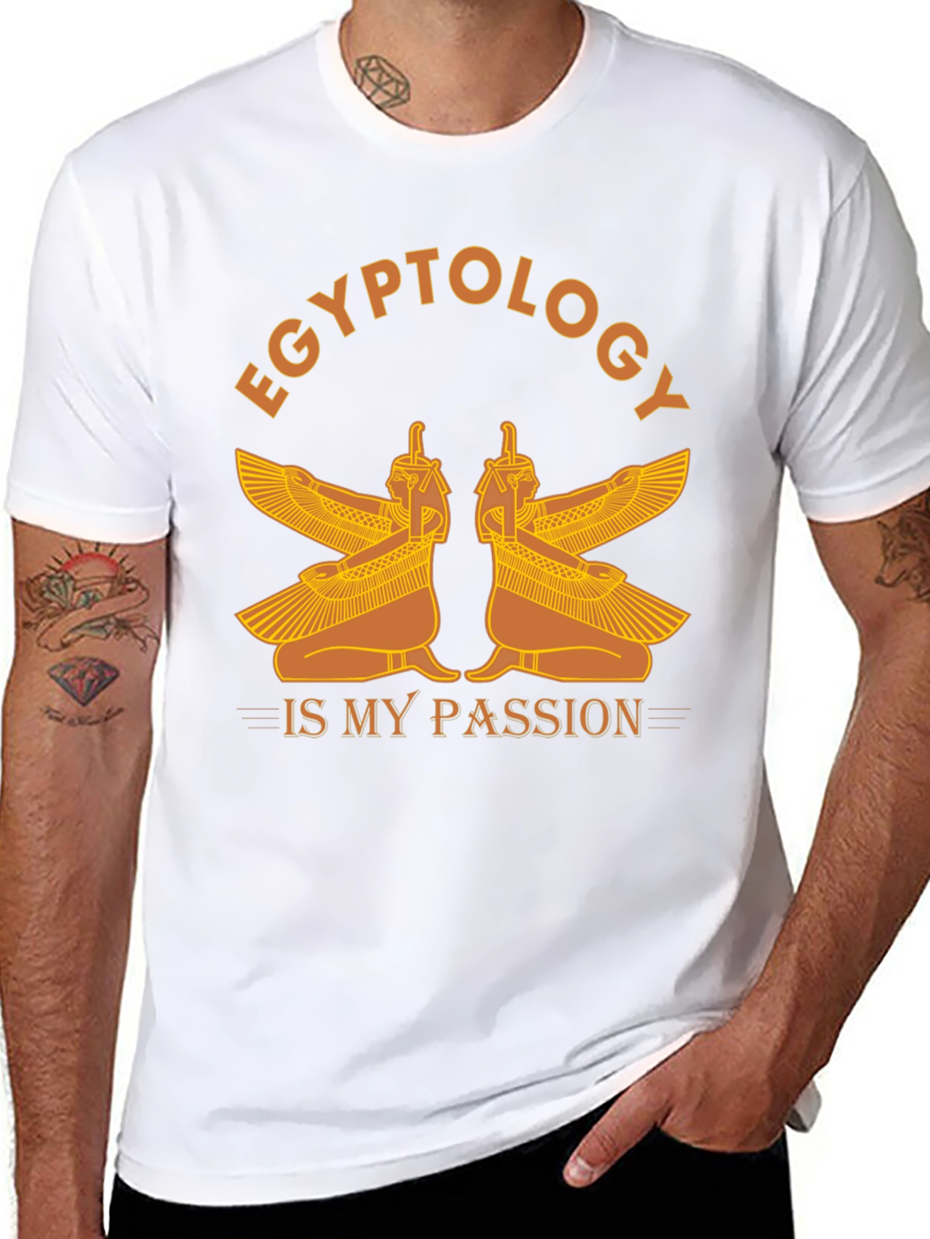 Egyptology Passion T-Shirt - Unique Graphic Tee