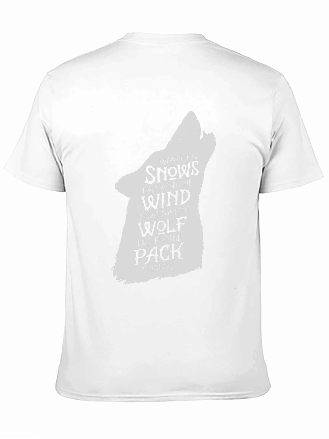 Lone Wolf Pack T-Shirt - Game of Thrones Style