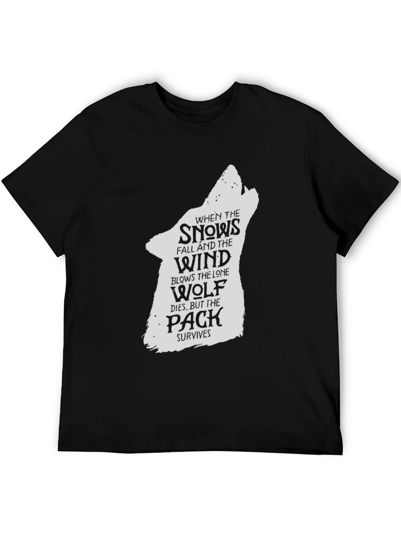 Lone Wolf Pack T-Shirt - Game of Thrones Style