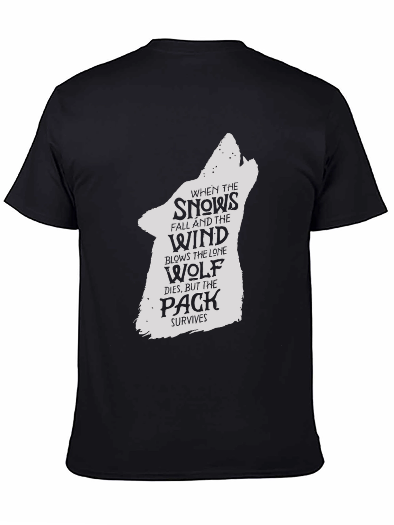 Lone Wolf Pack T-Shirt - Game of Thrones Style
