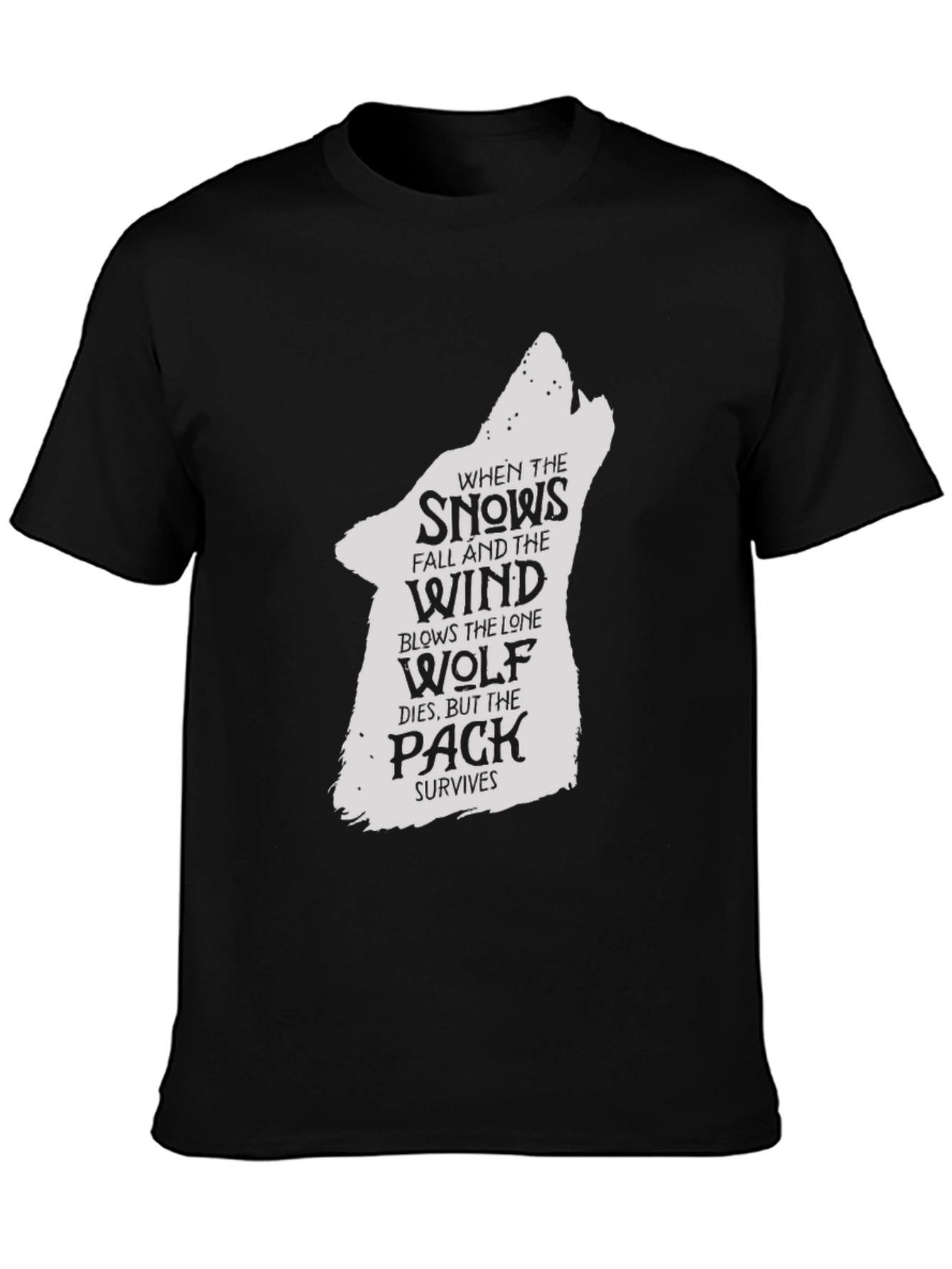 Lone Wolf Pack T-Shirt - Game of Thrones Style