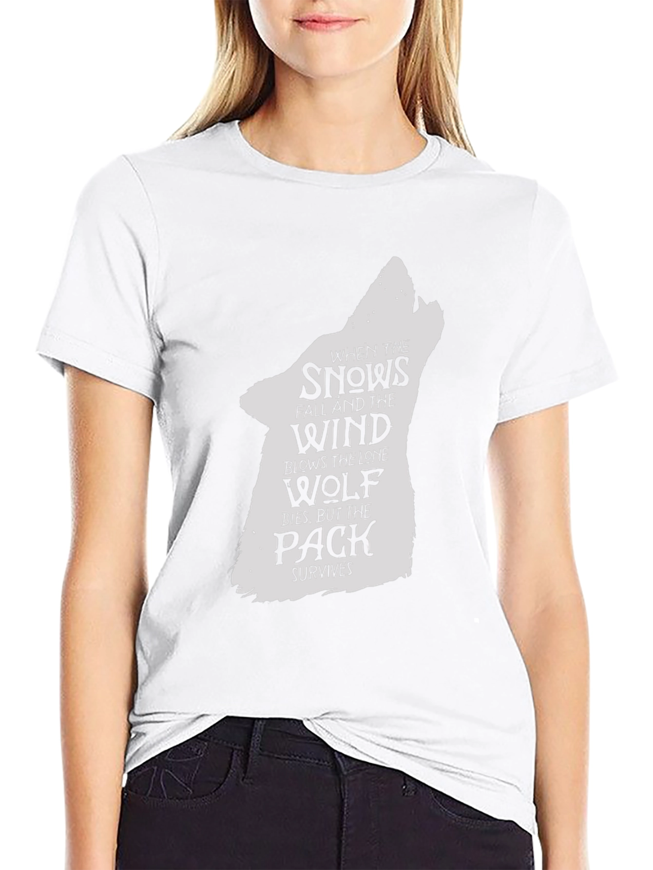 Lone Wolf Pack T-Shirt - Game of Thrones Style
