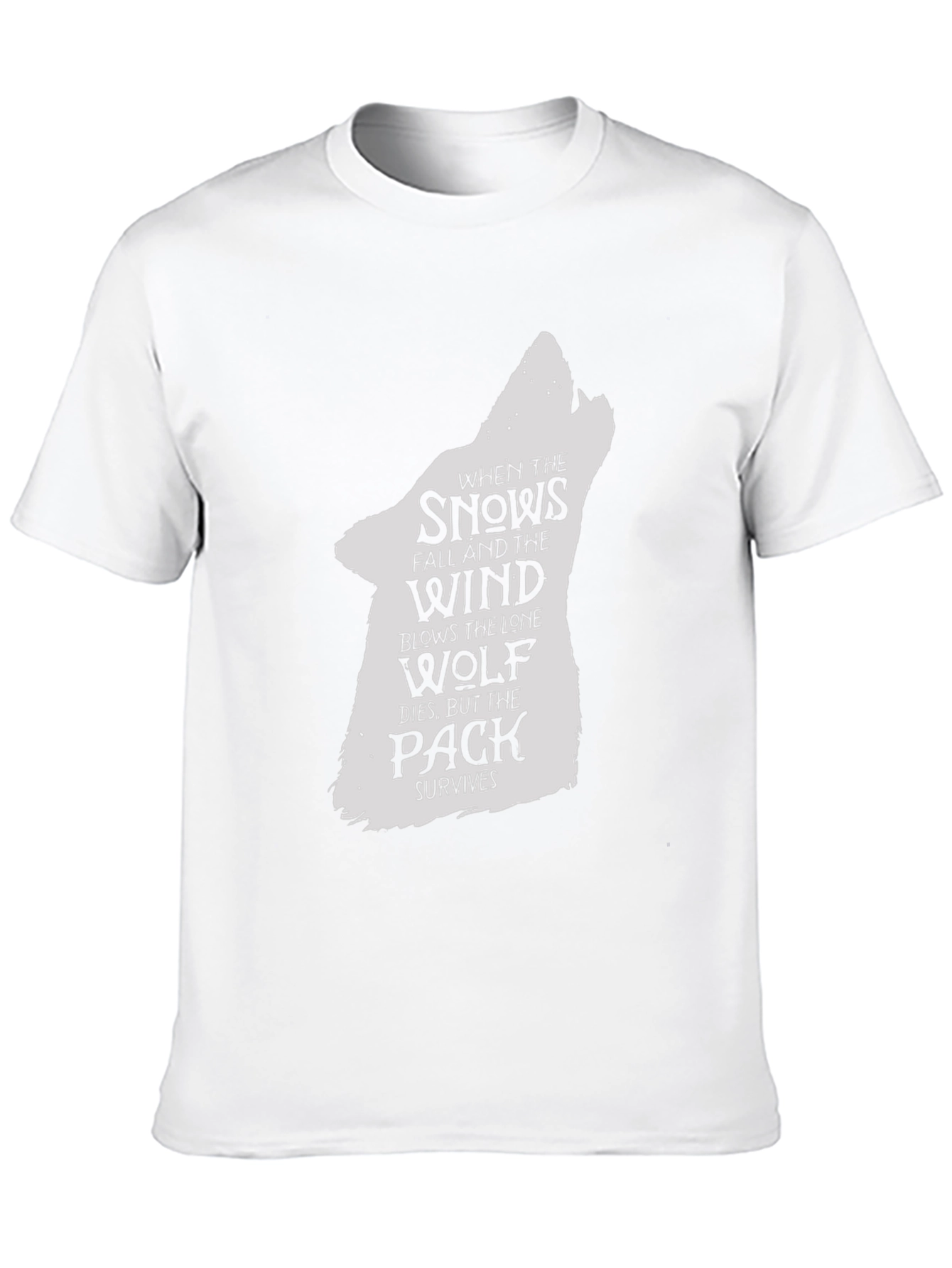 Lone Wolf Pack T-Shirt - Game of Thrones Style