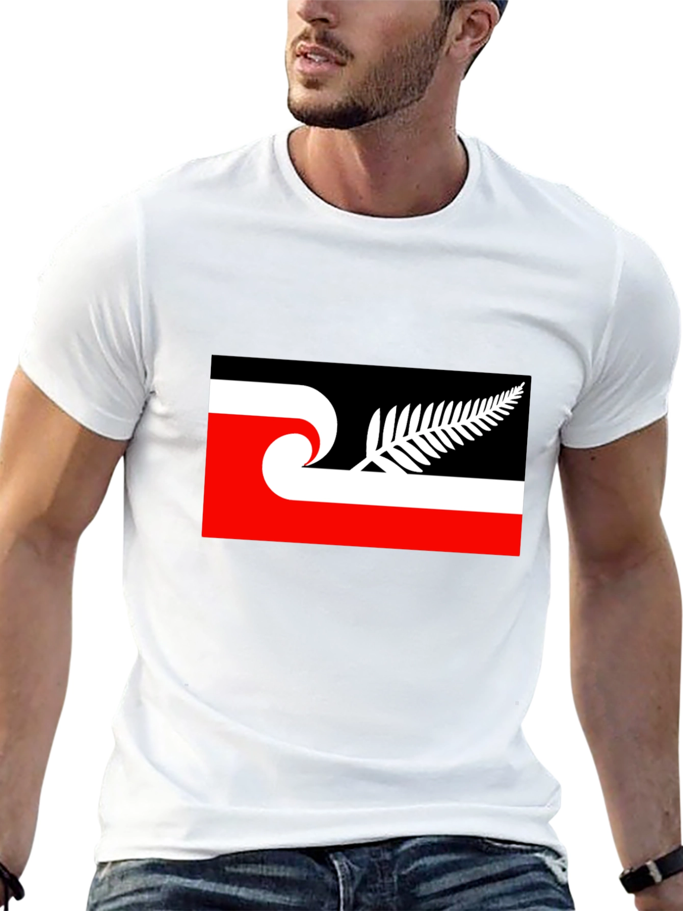 New Zealand Māori Tino Rangatiratanga Flag Black T-Shirt