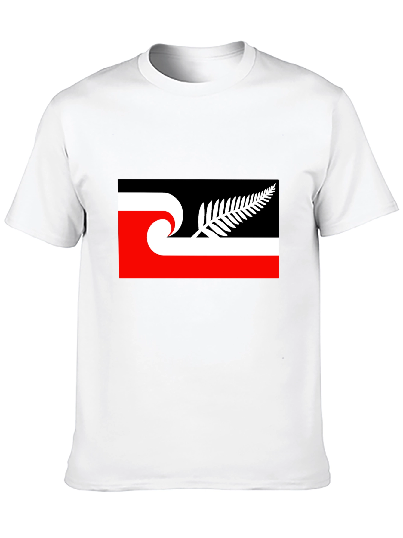New Zealand Māori Tino Rangatiratanga Flag Black T-Shirt
