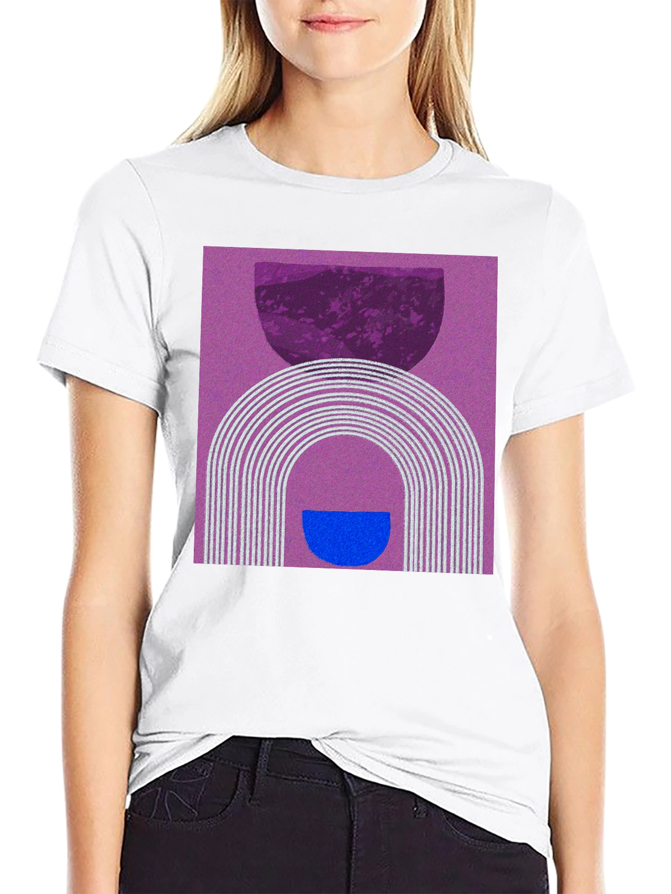 Abstract Graphic T-Shirt - Modern Artistic Design