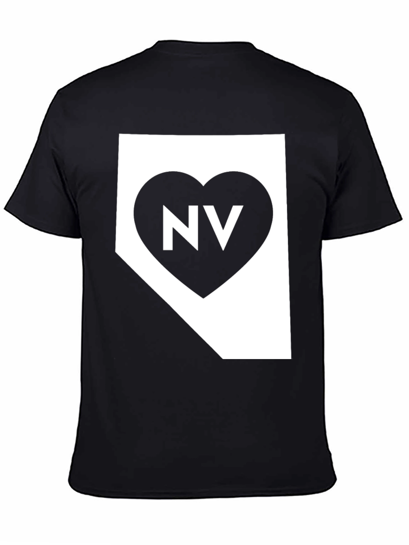 Nevada State Pride T-Shirt - Heart NV Graphic Tee