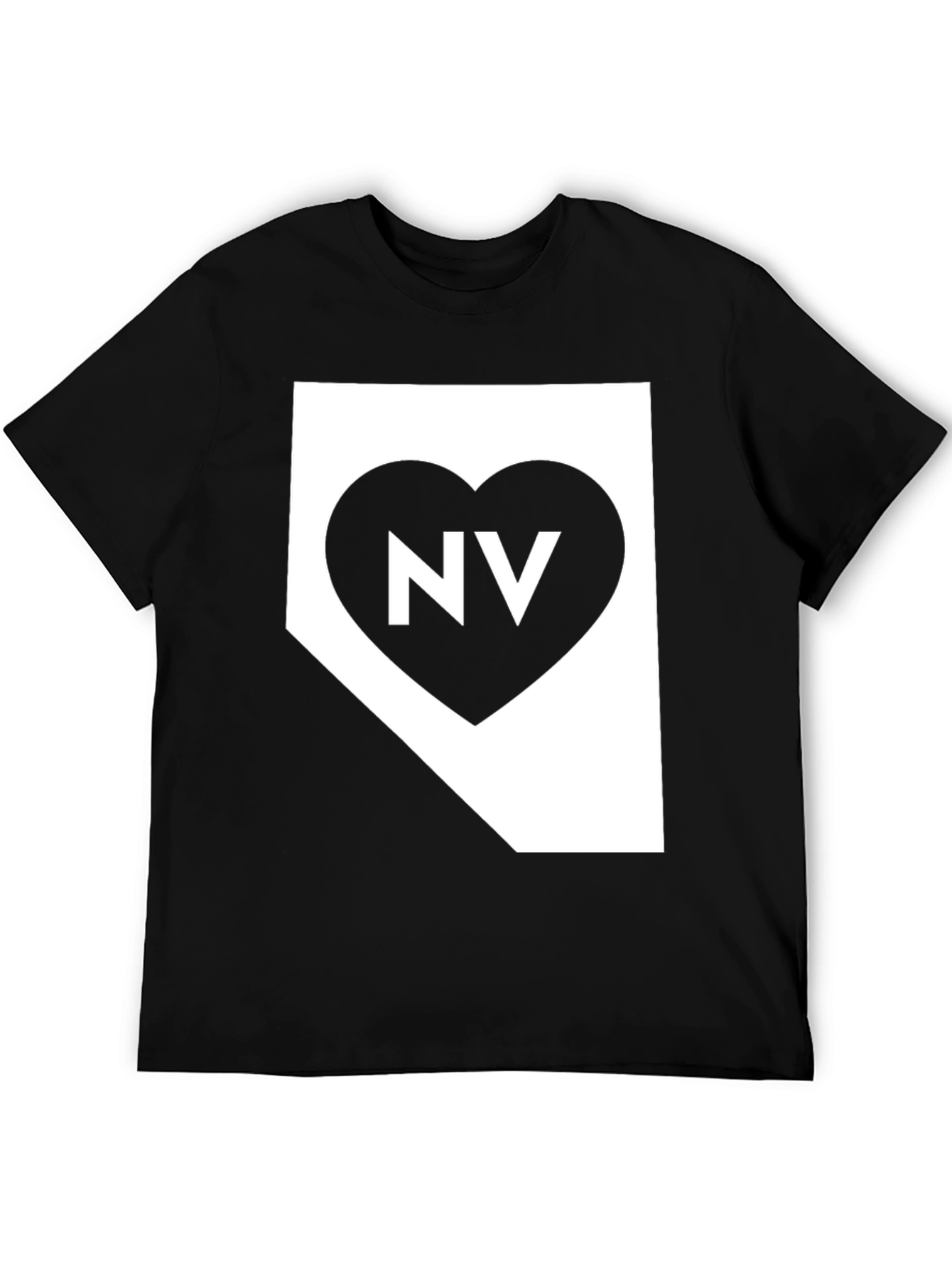 Nevada State Pride T-Shirt - Heart NV Graphic Tee