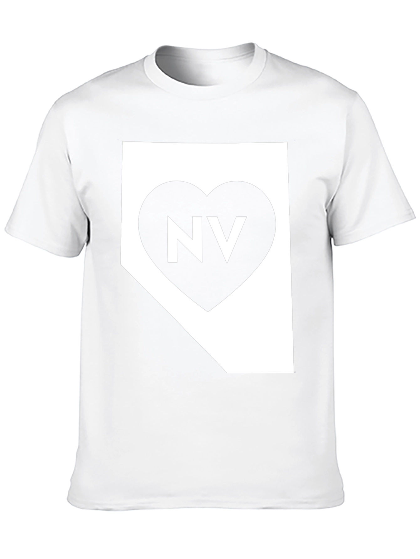 Nevada State Pride T-Shirt - Heart NV Graphic Tee