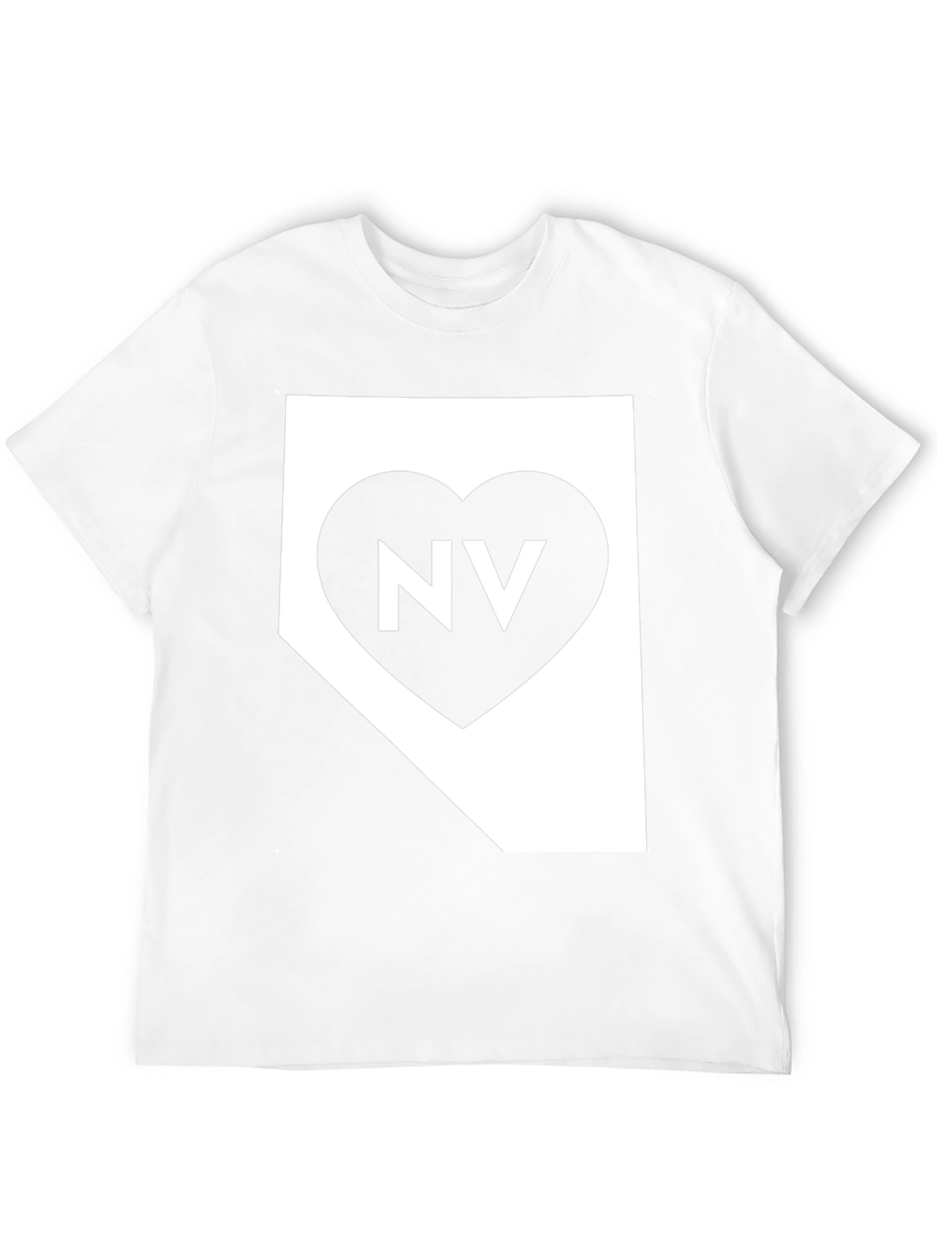 Nevada State Pride T-Shirt - Heart NV Graphic Tee