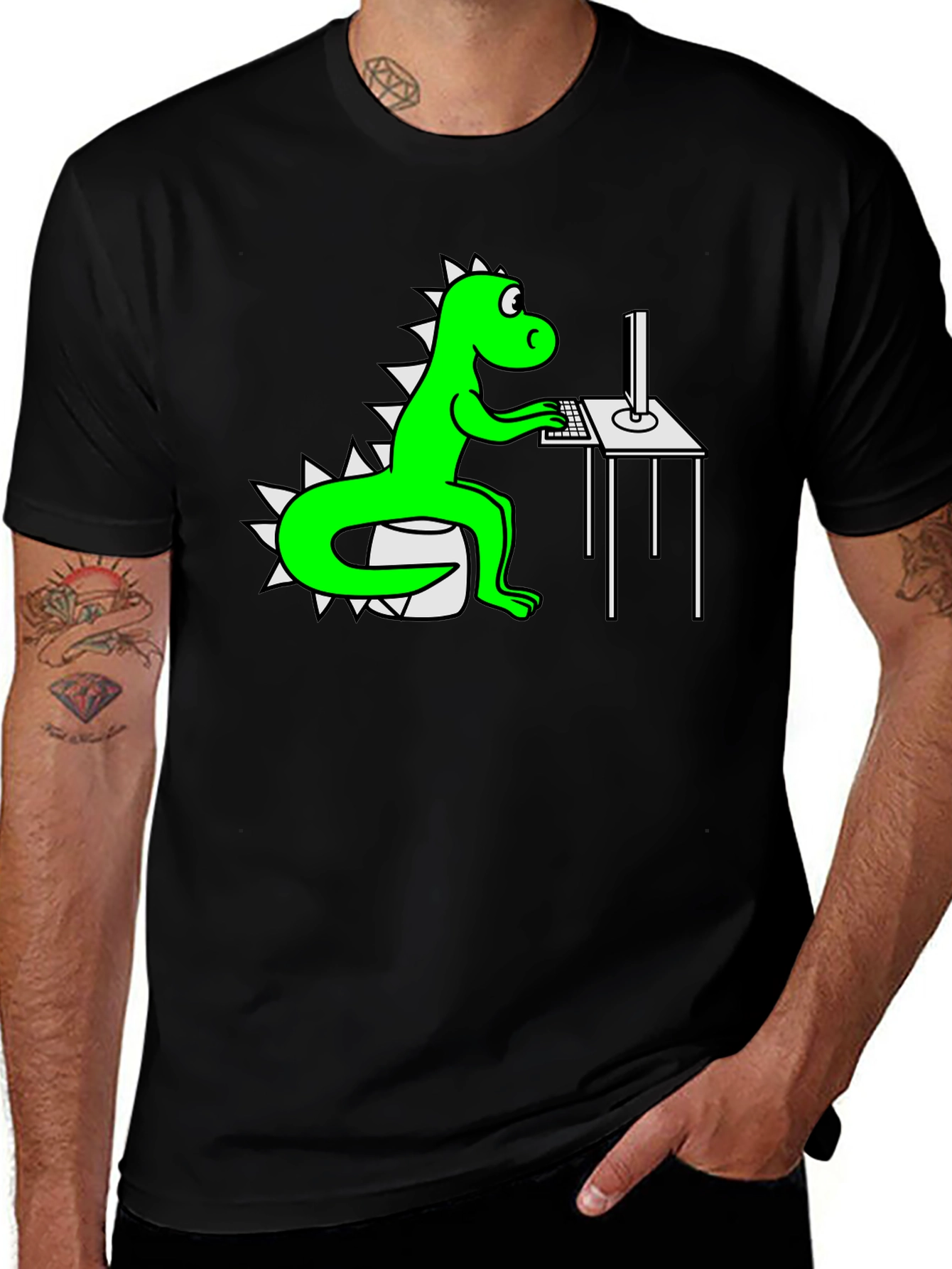 Dinosaur Programmer T-Shirt
