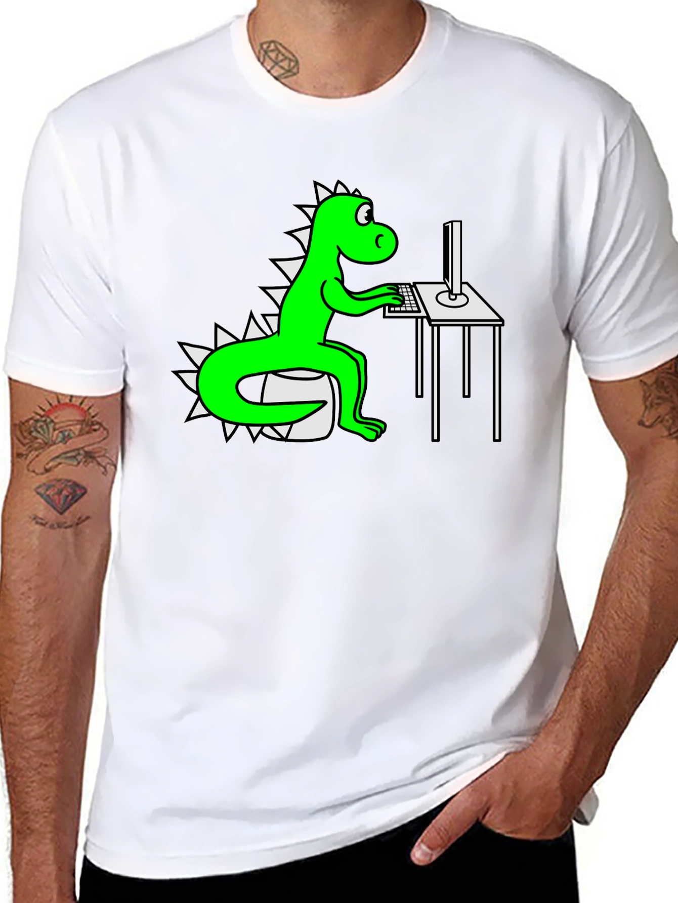 Dinosaur Programmer T-Shirt