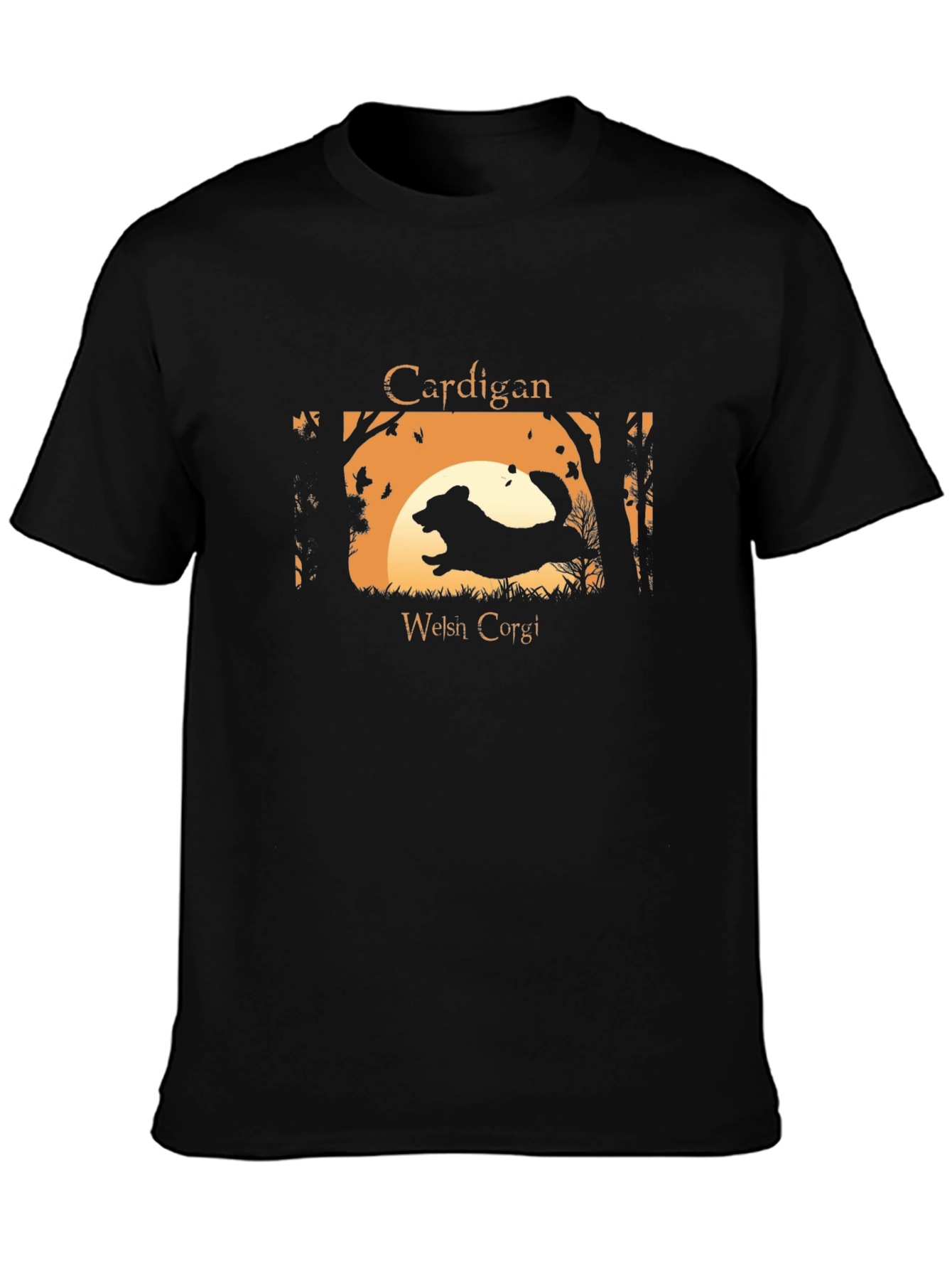 Cardigan Welsh Corgi Silhouette T-Shirt