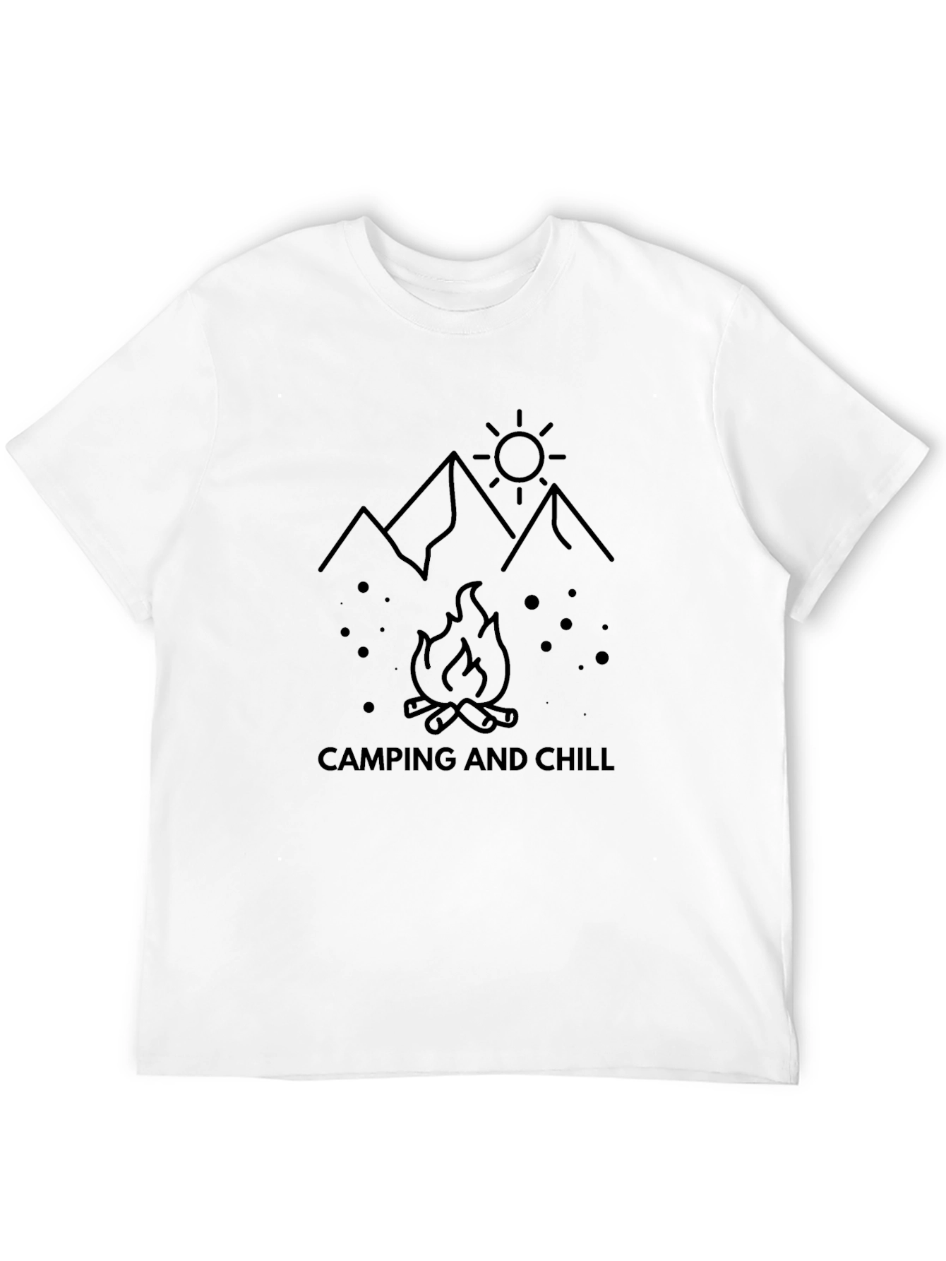 Camping and Chill Graphic Tee