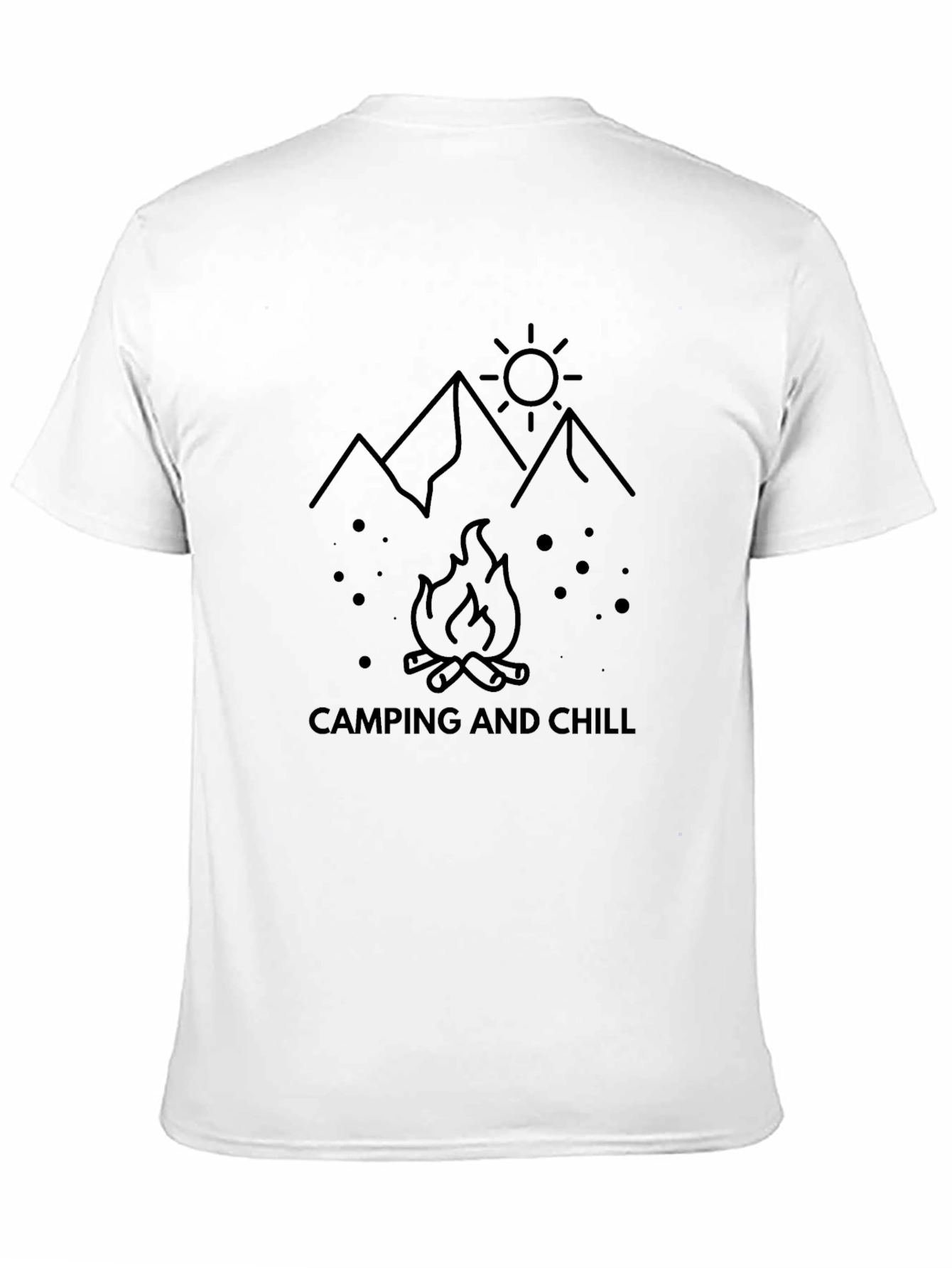 Camping and Chill Graphic Tee