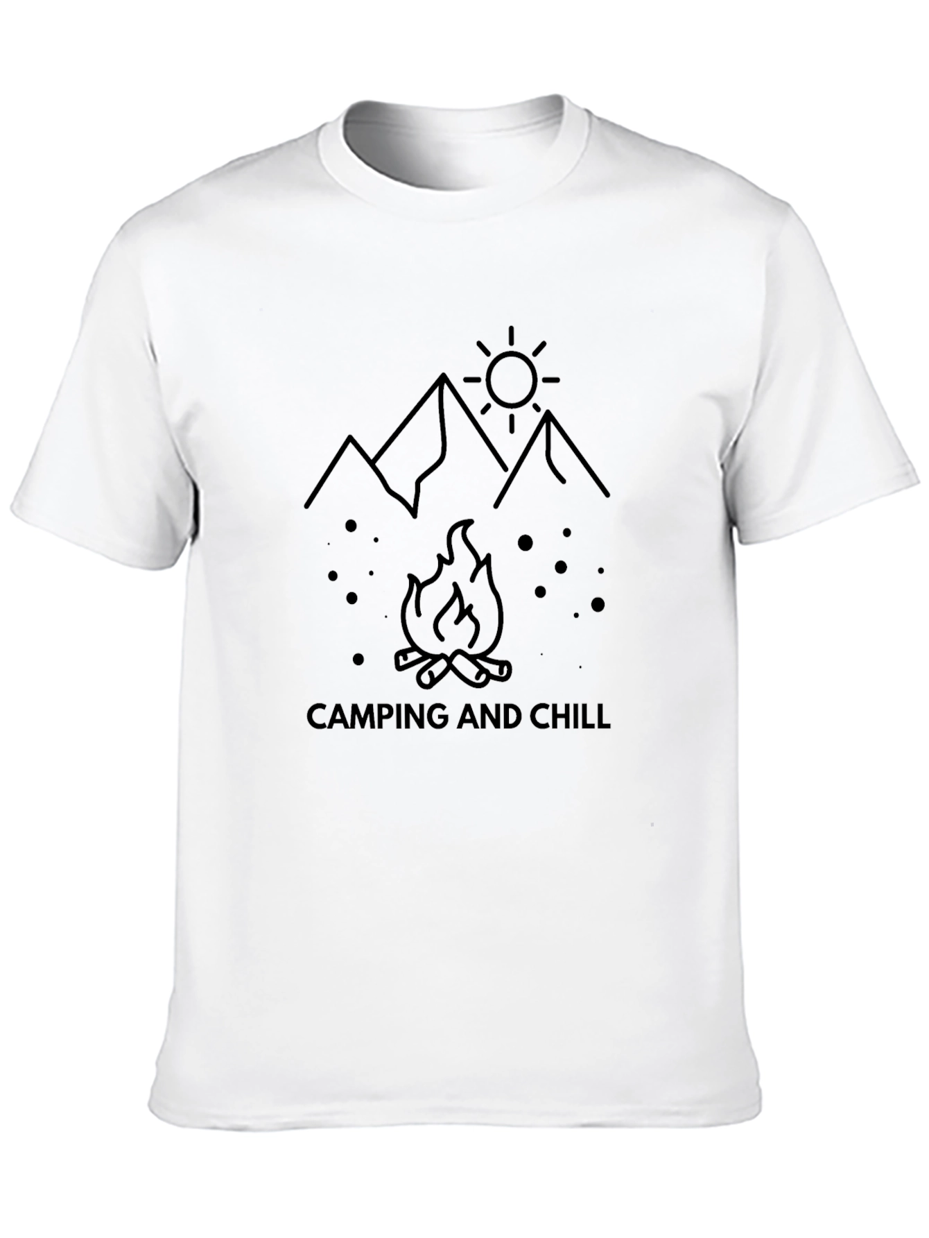 Camping and Chill Graphic Tee