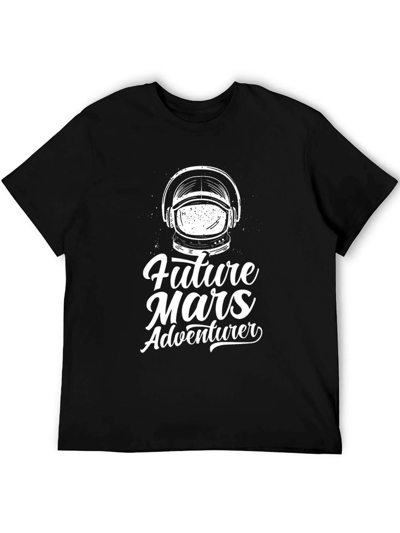 Future Mars Adventurer Black Graphic T-Shirt