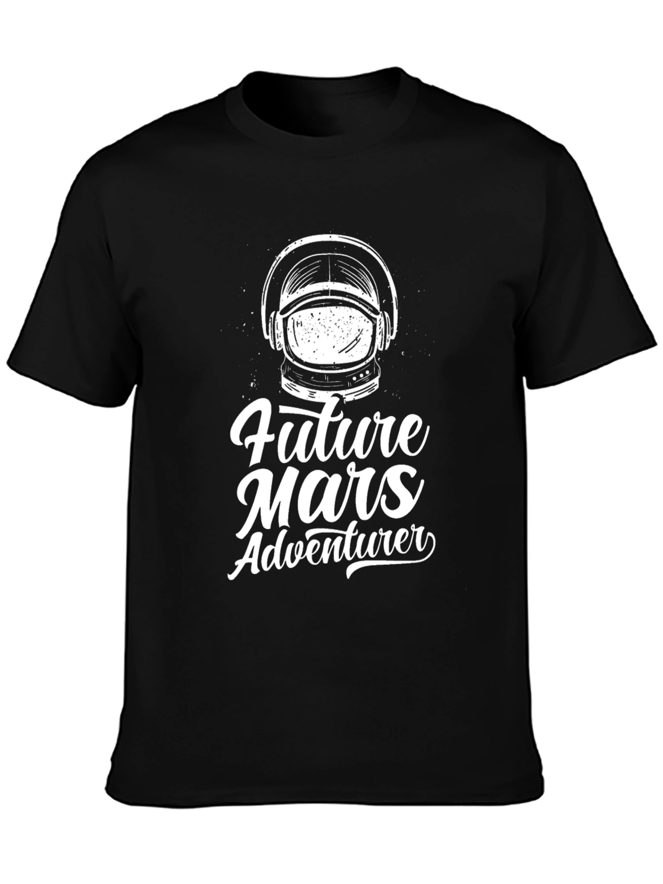 Future Mars Adventurer Black Graphic T-Shirt