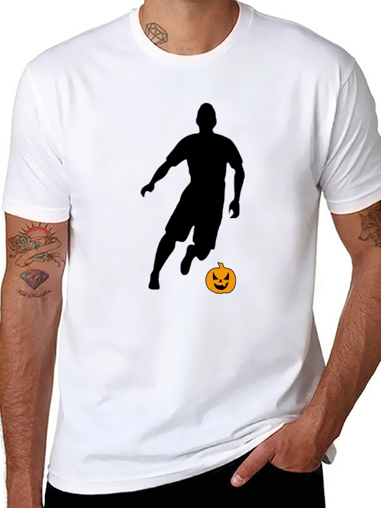 Halloween Soccer T-Shirt - Spooky Sports Tee