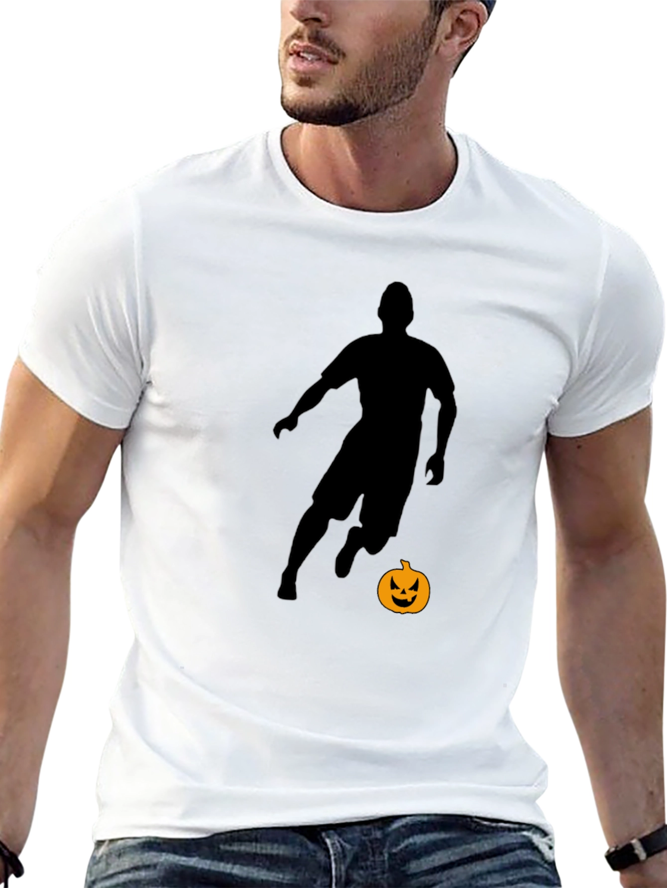 Halloween Soccer T-Shirt - Spooky Sports Tee