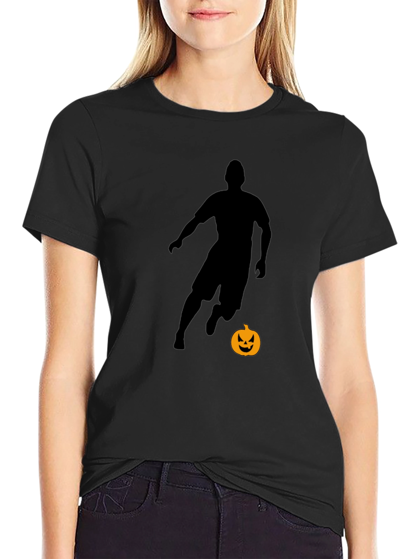 Halloween Soccer T-Shirt - Spooky Sports Tee