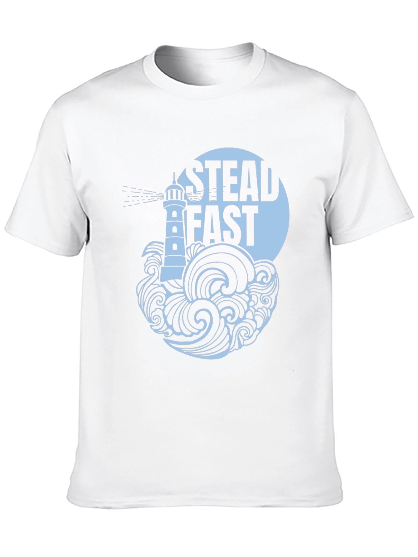 Steadfast Lighthouse Graphic Tee - Mens Black T-Shirt
